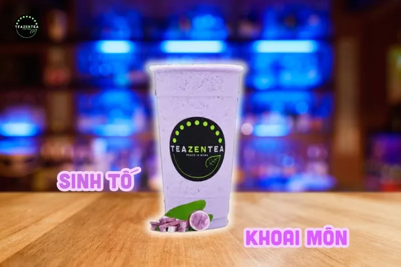 Sinh tố khoai môn - Thức uống bổ dưỡng tại TEAZENTEA