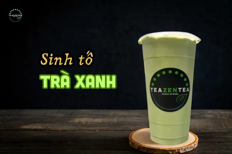 Sinh tố trà xanh tại TEAZENTEA