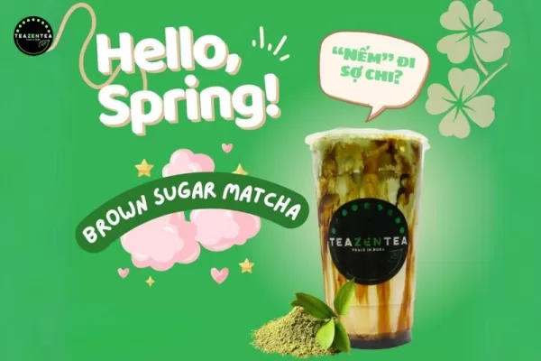 Hương vị tuyệt vời của trà sữa Matcha Đường Đen